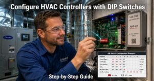 How to Configure HVAC Controllers using DIP Switches
