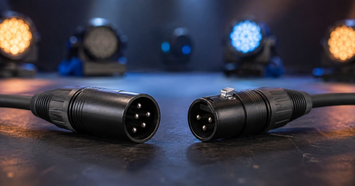 5-Pin vs 3-Pin XLR DMX Cable Types Explained